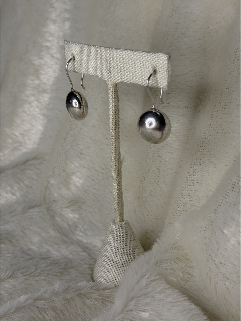 Vintage Silpada W0758 Sterling Silver Bead Ball Drop Dangle Earrings Retired